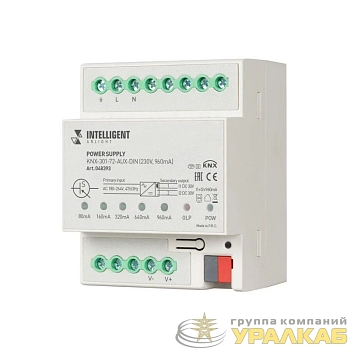 Блок питания шины KNX-301-72-AUX-DIN (230В 960мА) IP20 пластик INTELLIGENT ARLIGHT 048393