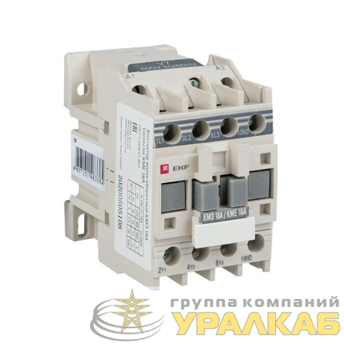 Контактор КМЭ 18А кат. 380В AC 1НО EKF ctr-s-18-380 детальная картинка
