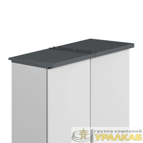 Заглушка для козырька R5TTL корпусов CQE Г=400мм RAL7011 DKC 