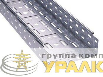Лоток листовой перфорированный 300х100 L3000 сталь 0.7мм DKC 35344