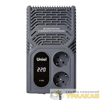 Стабилизатор напряжения U-SDE 500W 1ф 0.5кВА настольн. Uniel UL-00012766