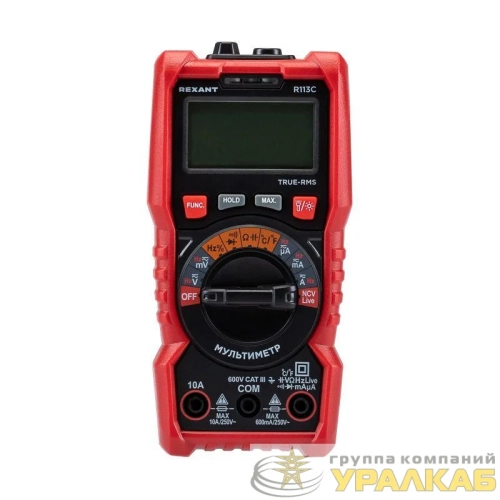 Мультиметр портативный R113C Rexant 13-3112 детальная картинка