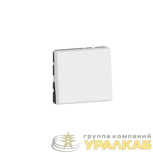 Выключатель 2мод. Mosaic 10AX бел. Leg 077010L детальная картинка