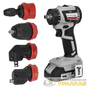 Дрель-шуруповерт аккумуляторная бесщеточн. ДА-13/18В 50 комби АПИ (Li-ion кейс 2 аккум. 2А.ч 4 насадки) ИНТЕРСКОЛ 776.2.2.79