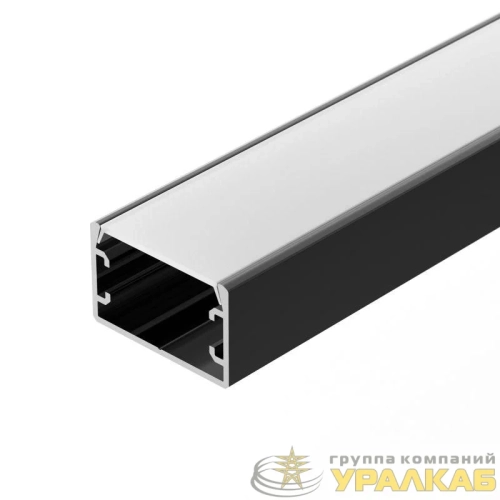 Профиль PLS-LOCK-H16-SMT-3000 ANOD BLACK L3000 алюм. Arlight 