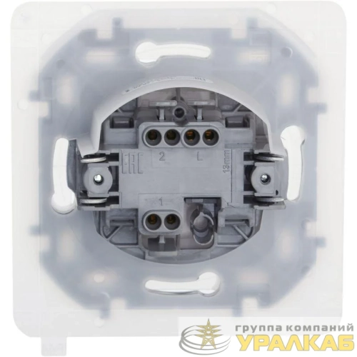 Переключатель 1-кл. Inspiria 10А IP44 250В 10AX механизм бел. IEK 673670 детальная картинка