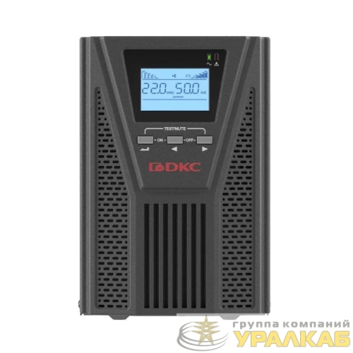 Источник бесперебойного питания Онлайн для Small Tower 1000ВА/900Вт клеммы EPO USB RS-232 RJ45 3x7А.ч DKC 