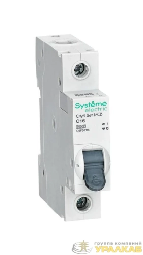 Выключатель автоматический 1п C 16А 6кА 230В City9 Set SE 