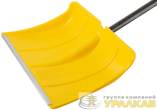 Лопата для уборки снега "Гардения Монблан" 500х375х1340мм стеклопластик. черенок; пластик. 68109 детальная картинка