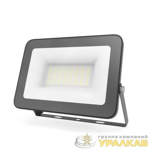 Прожектор светодиодный Qplus 30Вт 6500К IP65 3300лм 175-265В ДО черн. GAUSS 613511330 детальная картинка