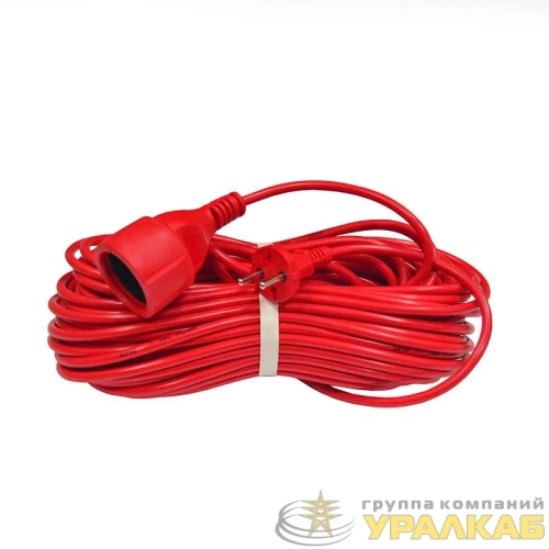 Удлинитель-шнур 1х30м без заземл. 10А IP20 2.2кВт ПВС 2х1 DOMTOK 2490 детальная картинка