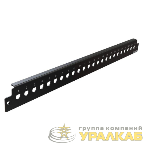 Панель лицевая для установки 24 адаптеров FC-Simplex D-типа 1U черн. DKC RNFP24FC детальная картинка