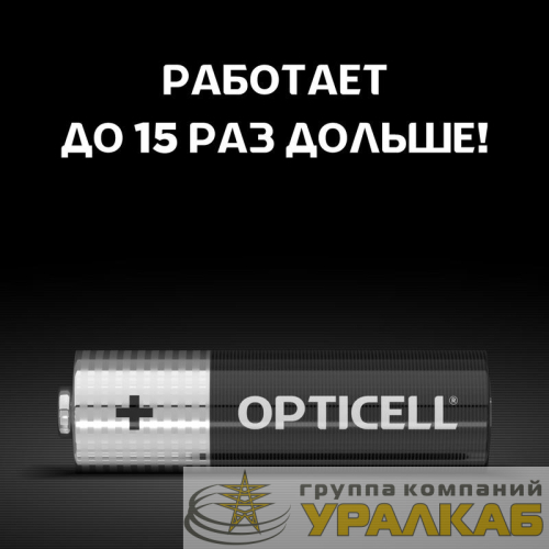 Элемент питания алкалиновый AA/LR6 (блист. 6шт) Basic Opticell 5051006