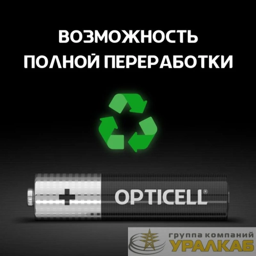 Элемент питания алкалиновый AAA/LR03 (блист.8шт) Basic Opticell /6051009