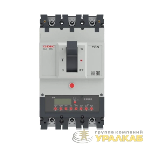 Выключатель автоматический 3P 400А 70кА pro MNX400L при AC415V расцепитель ETA YON 