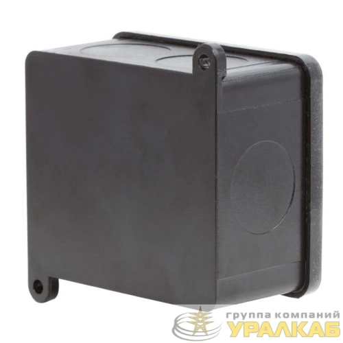 Коробка индустриальная 89х86х46мм IP68 с гладкими стенками черная DKC 