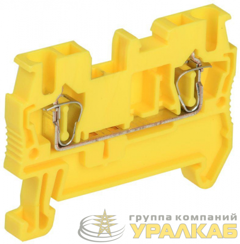 Клемма пружинная КПИ 2в-2.5 31А желт. IEK YZN11-002-K05