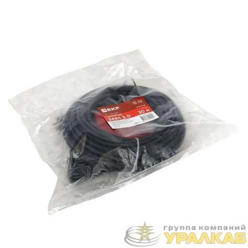 Удлинитель-шнур 1х30м с заземл. 16А IP44 Зевс 2.0 4кВт КГ 3х2.5 PROxima EKF USB02-16-325-1-30-IP44 детальная картинка