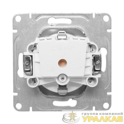 Розетка СП Эпика 16А с заземл. защ. шторки механизм алюм. EKF 