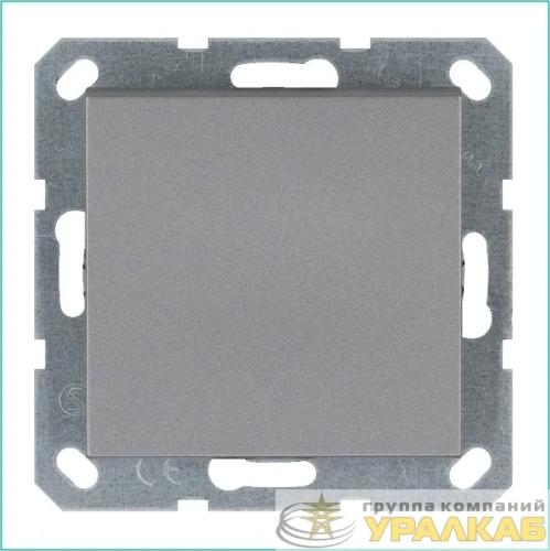 Выключатель 1-кл. 10А IP20 механизм алюм. Jasmart G3011S детальная картинка