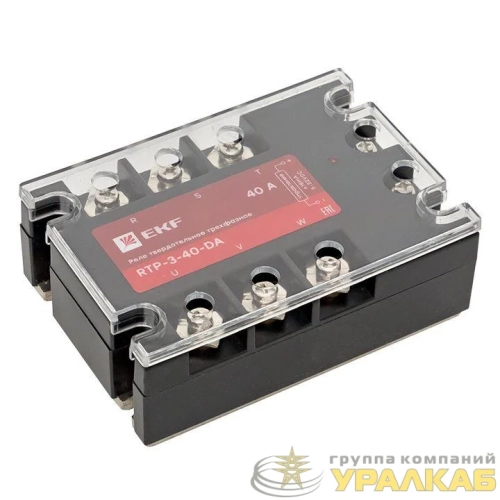 Реле твердотельное трехфазное RTP-40-DA PROxima EKF rtp-3-40-da детальная картинка
