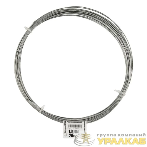 Трос для растяжки 1.0мм DIN 3055 стальной (уп.20м) Tech-Krep/Zitar 127840 детальная картинка