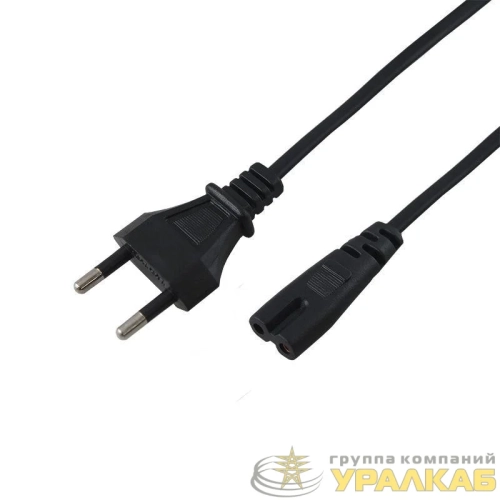 Шнур сетевой 1.8м 2x0.5кв.мм Rexant 