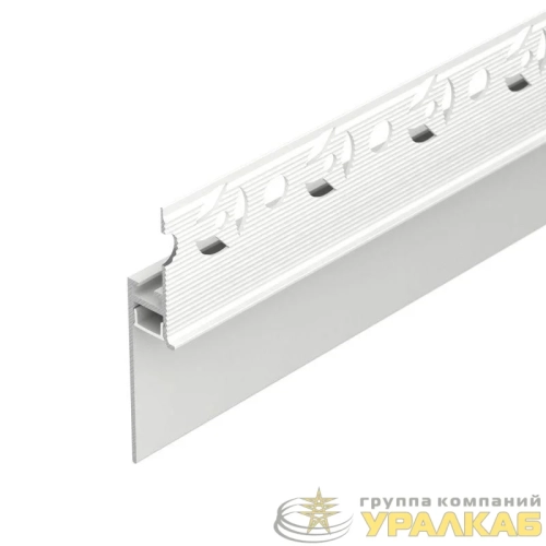 Профиль PLINTUS-FANTOM-H35-2000 WHITE L2000 алюм. Arlight 