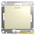 Переключатель проходной 1-кл. СП Glossa 10А IP20 (сх. 6а) 10AX с подсветкой механизм беж. SE 