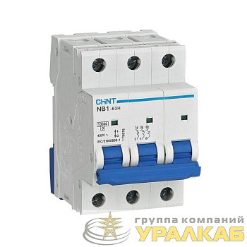 Выключатель автоматический модульный 3п C 40А 10кА NB1-63H (R) CHINT 179875