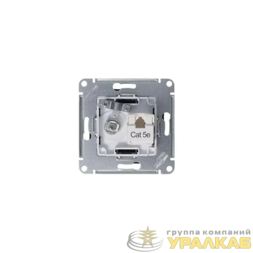 Розетка компьютерная + телевизионная 2-м AtlasDesign RJ45 кат.5E + TV механизм грифель SE ATN000789 детальная картинка