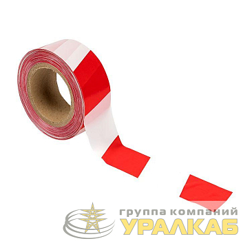 Лента оградительная ЛО "Красно-белая" 50х100 Basic EKF lo-50x100-bas