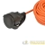 Удлинитель 1х10м без заземл. 6А IP44 UG/UCK-1N/2х0.75/10M/O Orange ПВС 2х0.75 оранж. (бухта) Uniel UL-00009858 детальная картинка
