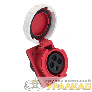 Розетка стационарная внутренняя угловая 4242 3Р+РЕ 32А 380В IP67 PROxima EKF ps-4242-32-380