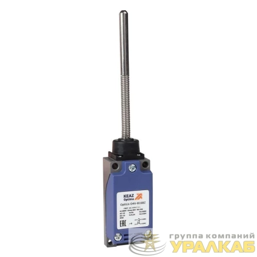 Выключатель концевой OptiLiS D4V-8168Z пружина с наконечником метал. XCKP2109P16 КЭАЗ 