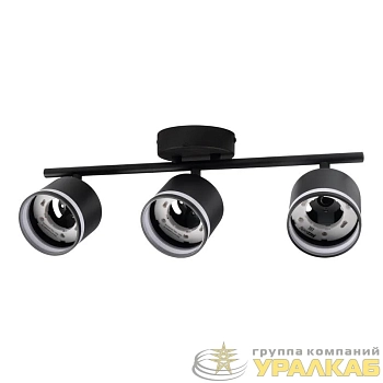 Светильник PCL-0703 max 20Вт (каждая лампа) 3xGX53 IP20 230В BL настен./потолочн. декор. под лампу JazzWay 