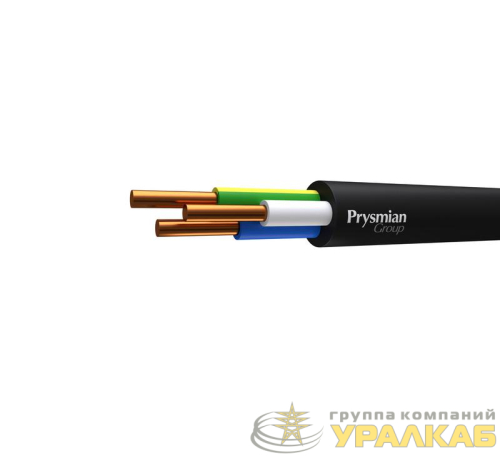 Кабель ВВГнг(А)-LSLTx 3х1.5 ОК (N PE) 0.66кВ (бухта) (м) РЭК-PRYSMIAN 