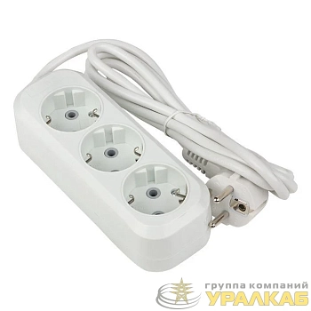 Удлинитель 3х2м с заземл. 16А IP20 Эксперт 3.0кВт ПВС 3х1 PROxima EKF UBA16-310-3-02