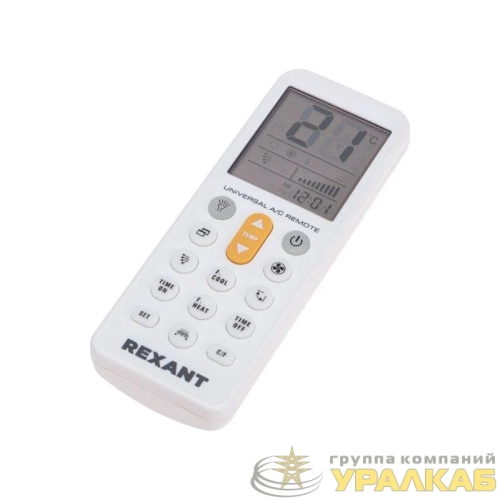 Пульт универсальный для кондиционеров (RX-102AII) Rexant 38-0105 детальная картинка