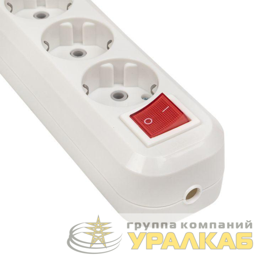 Колодка удлинителя 4-м с заземл. 16А Эксперт 3.5кВт с выкл. PROxima EKF 