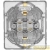 Розетка Inspiria 16А 250В 2х2P+E немецк. стандарт алюм. IEK Розетка Inspiria 16А 250В 2х2P+E немецк. стандарт алюм. IEK