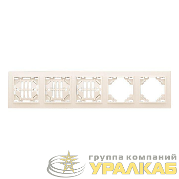 Рамка 5-м Минск горизонтальная беж. EKF ERM-G-305-20