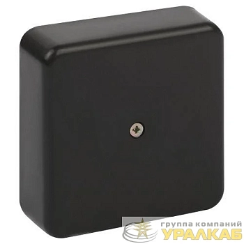 Коробка распаячная 75х75х20мм без клеммы IP40 черн. BS-B-75-75-20 Эра 