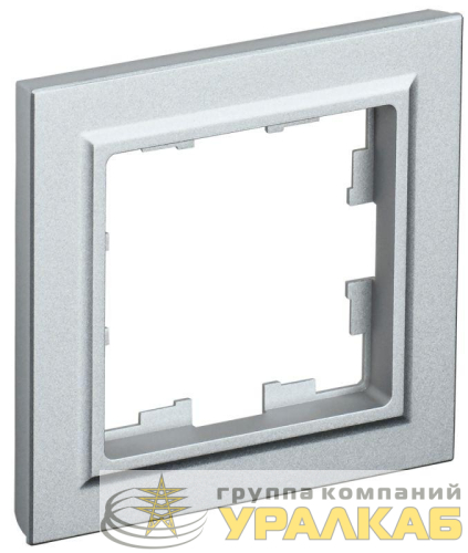 Рамка 1-м BRITE РУ-1-БрА алюм. IEK BR-M12-K47 детальная картинка