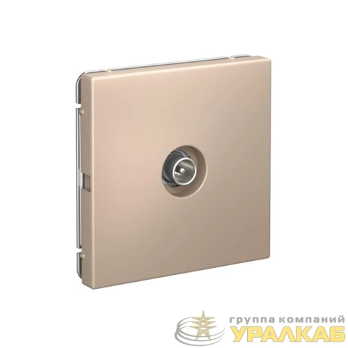 Розетка телевизионная проходная TV ArtGallery 4дБ механизм песочн. SE 