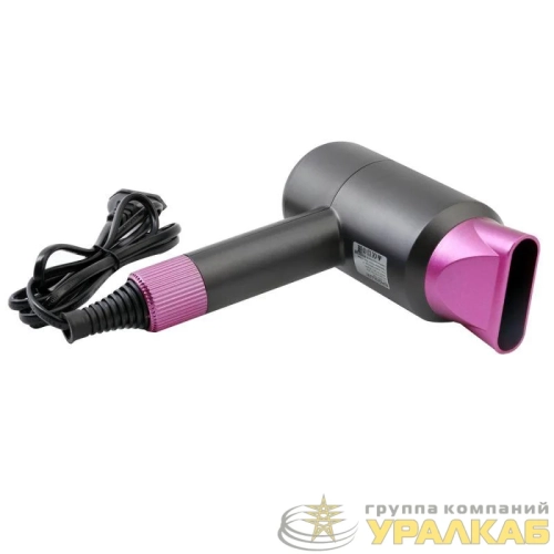 Фен 1200 Вт 220-240В ELX-HD09-C08 сер./роз. Ergolux 15207 детальная картинка