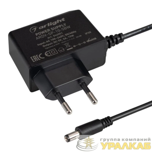 Блок питания ARDV-SP-10-5BW (5В 2А 10Вт) адаптер Arlight 