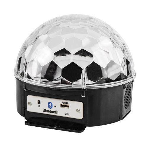 Лампа светодиодная "Диско-шар" 15Вт 6LED RGB 230В IP20 с пультом ДУ и Bluetooth Neon-Night 601-257