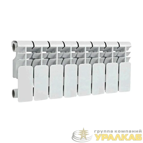 Радиатор SIMPLE L биметаллический 200 8с 576Вт VALFEX FB-F200B/8 L детальная картинка