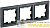 Рамка 3-м BRITE РУ-3-БрЧ черн. IEK BR-M32-K02